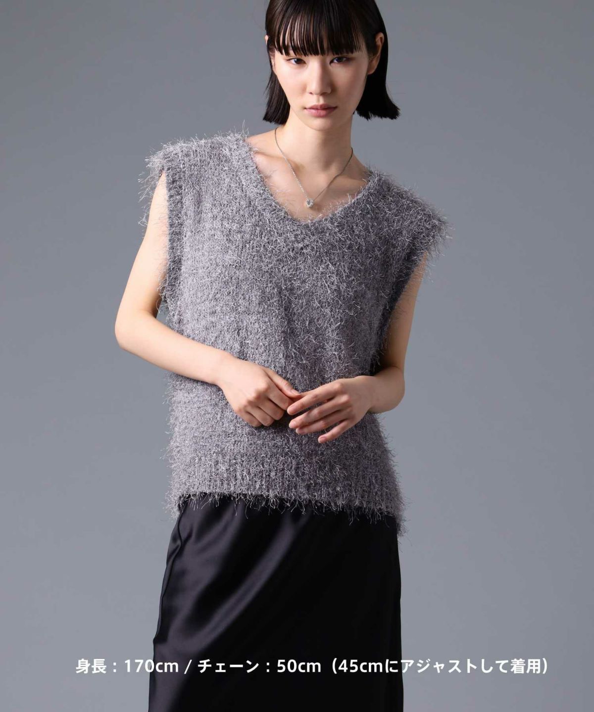  “Ivitz” eraクラシックリングネックレス/シルバー925