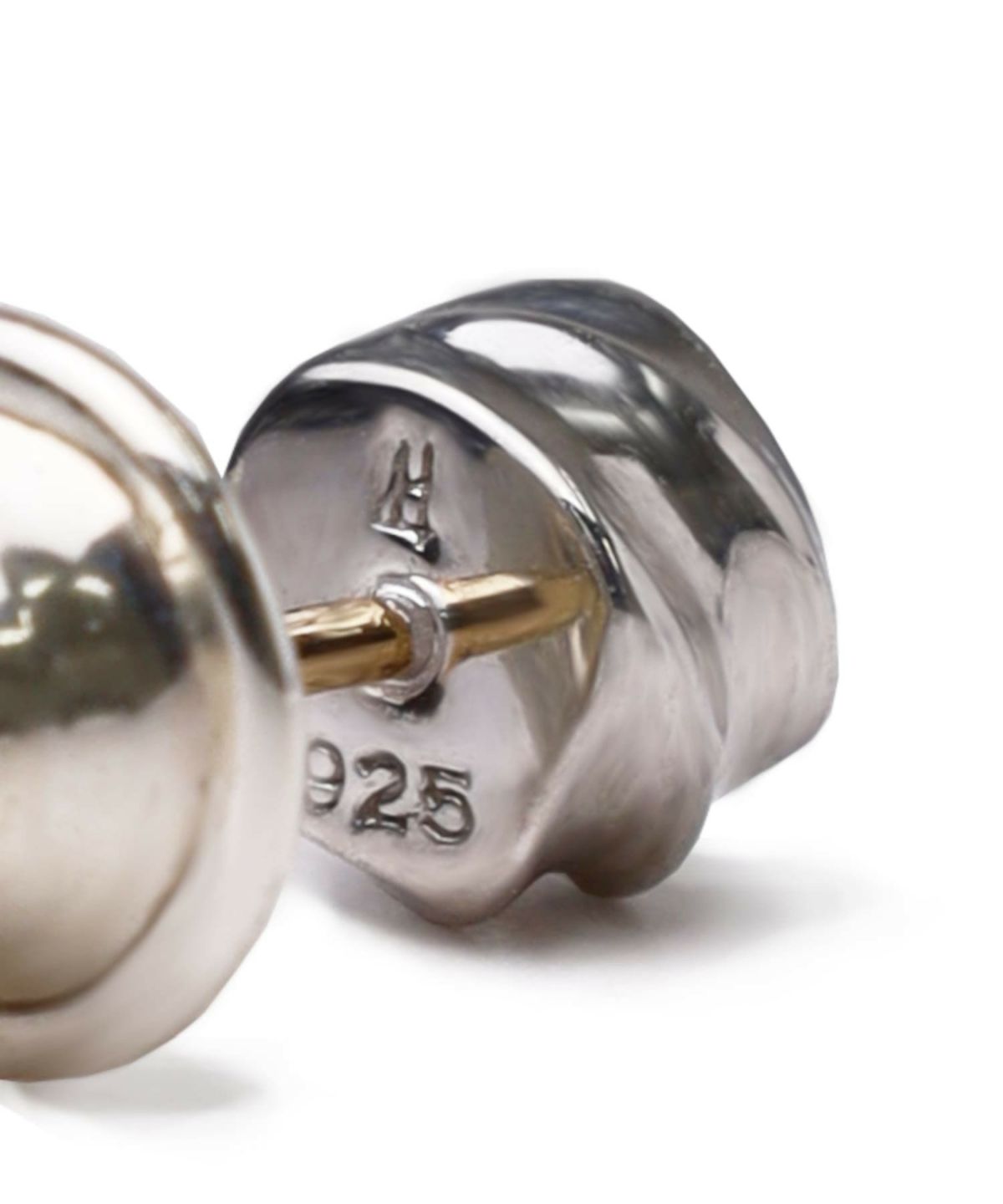 “for Gift”スタッズピアス/ツイスト/クリアジルコニア/シルバー925