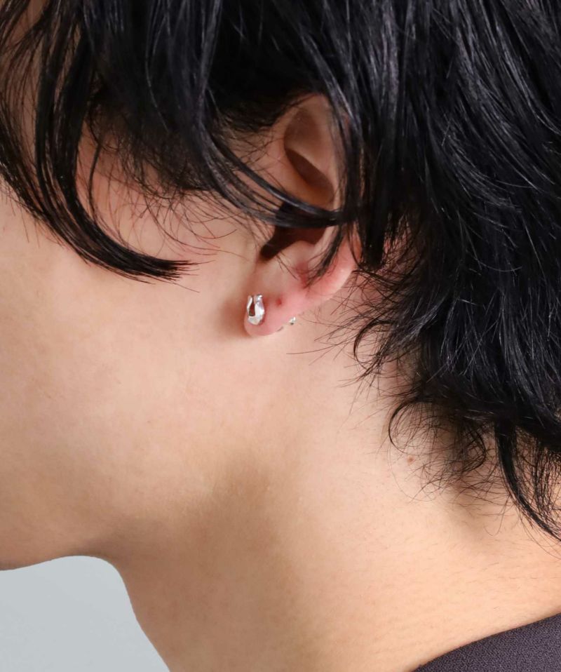 “for Gift”スタッズピアス/フラグメントホースシュー/シルバー925