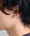 “for Gift”スタッズピアス/フラグメントホースシュー/シルバー925