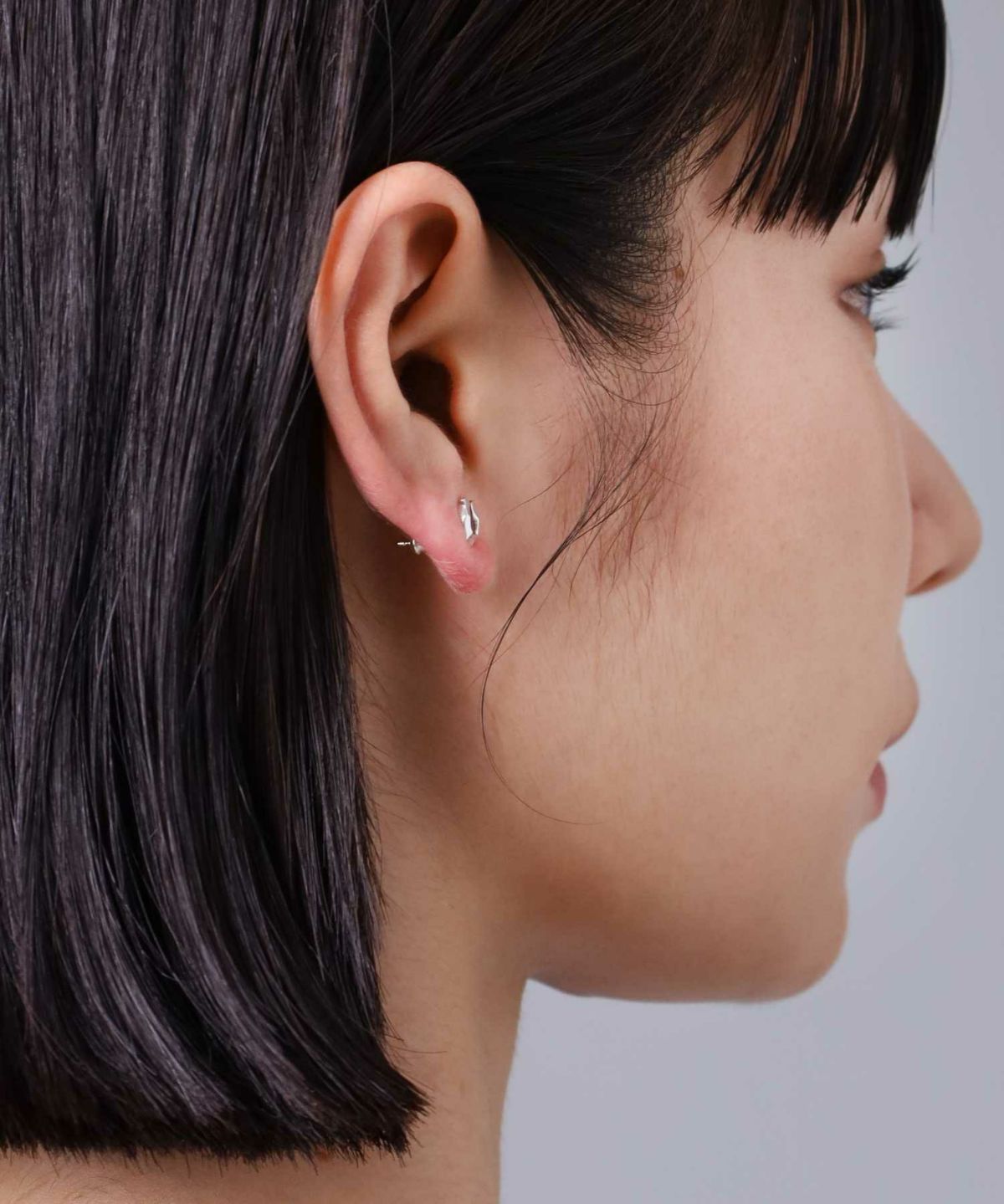 “for Gift”スタッズピアス/フラグメントホースシュー/シルバー925