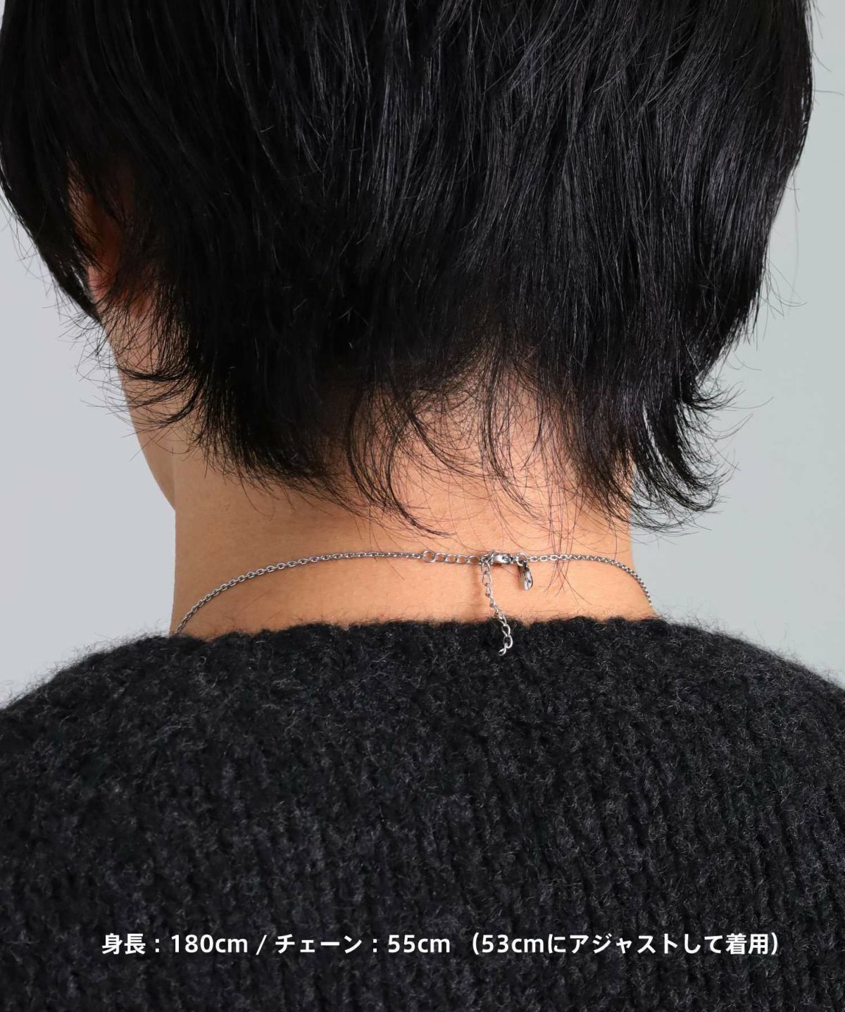 【限定展開】“LH-1”ツイストリングペアネックレス/サージカルステンレス（金属アレルギー対応）