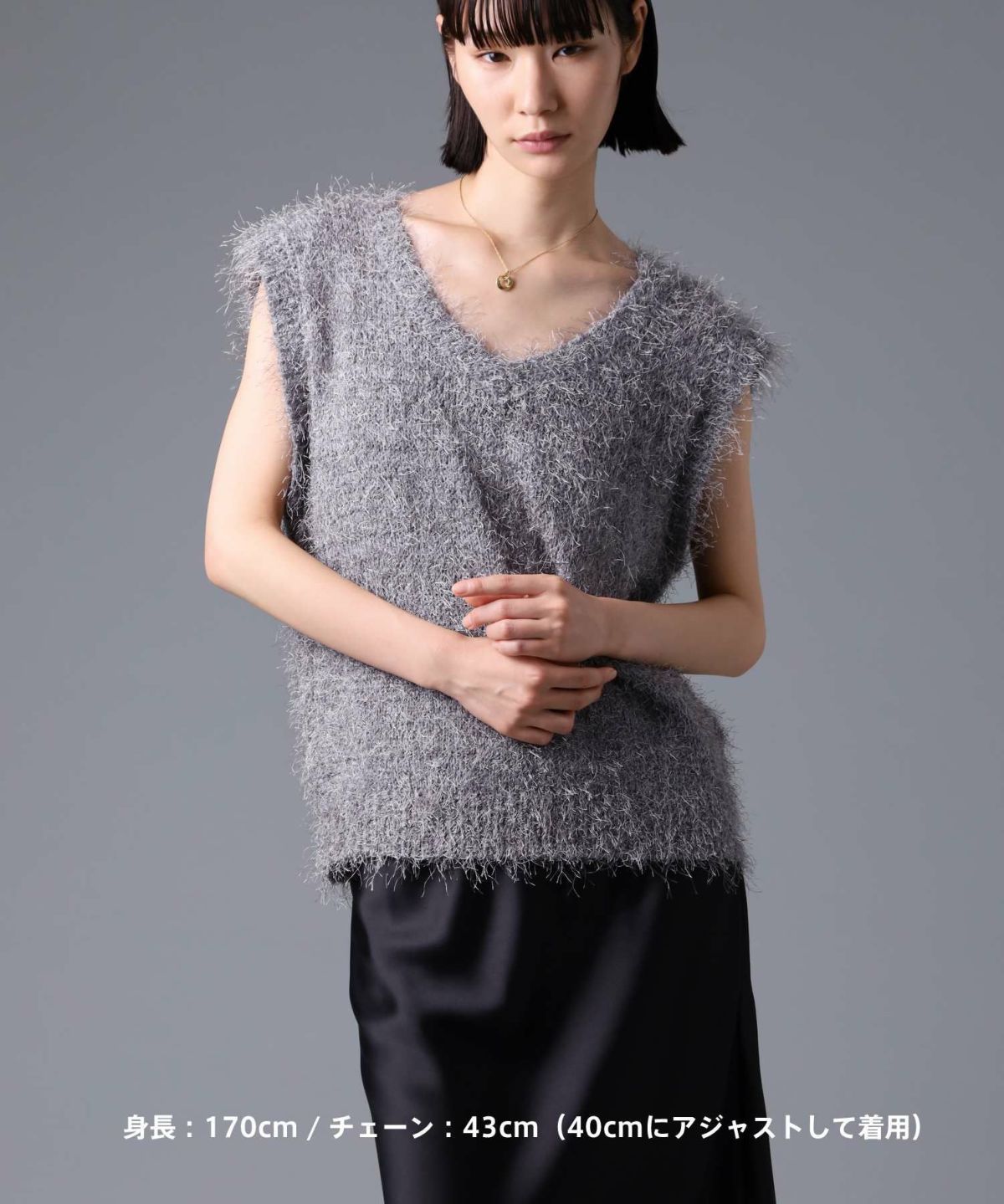 【限定展開】“LH-1”ツイストリングペアネックレス/サージカルステンレス（金属アレルギー対応）