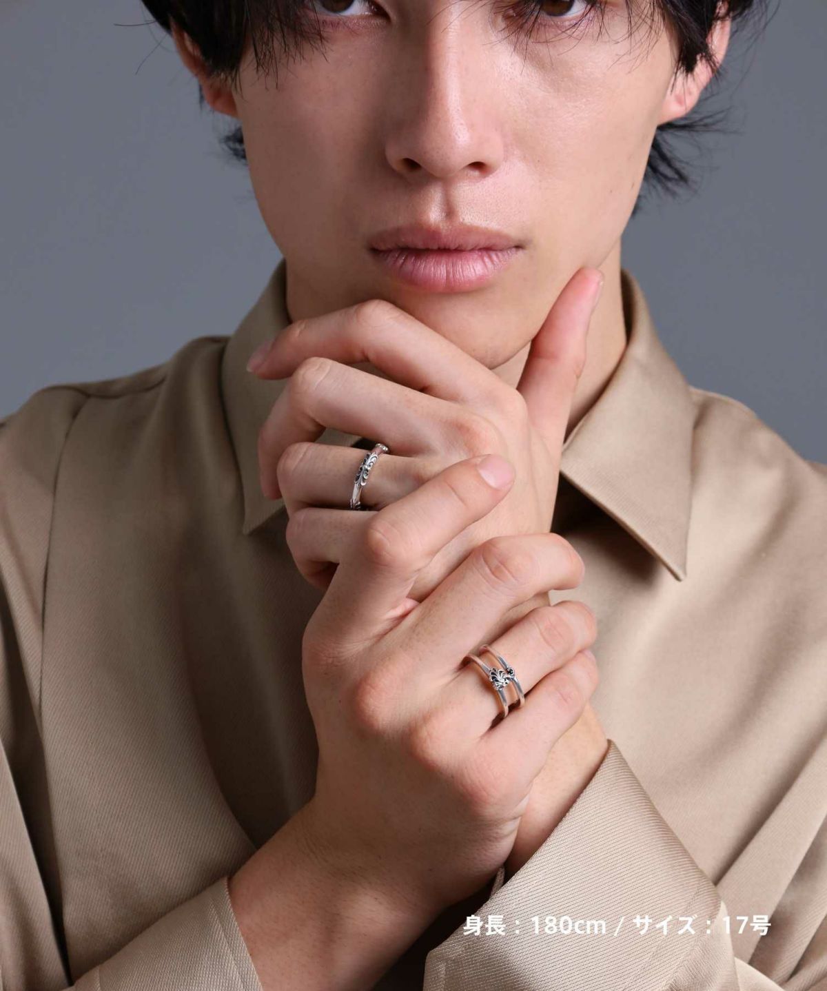 “HOWL”ロイヤルスライドリング/シルバー925