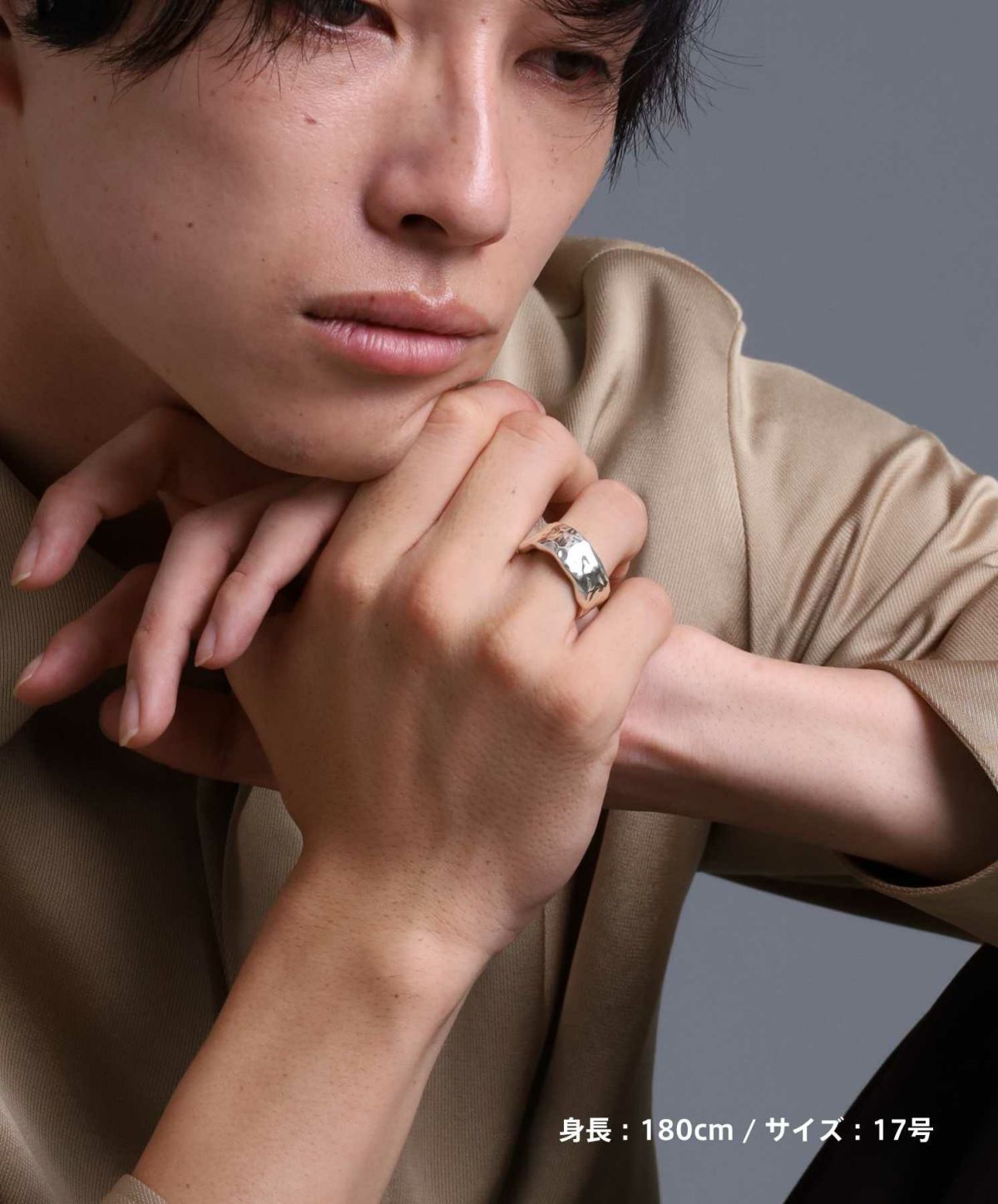 “Ivitz” eraタタキリング/シルバー925