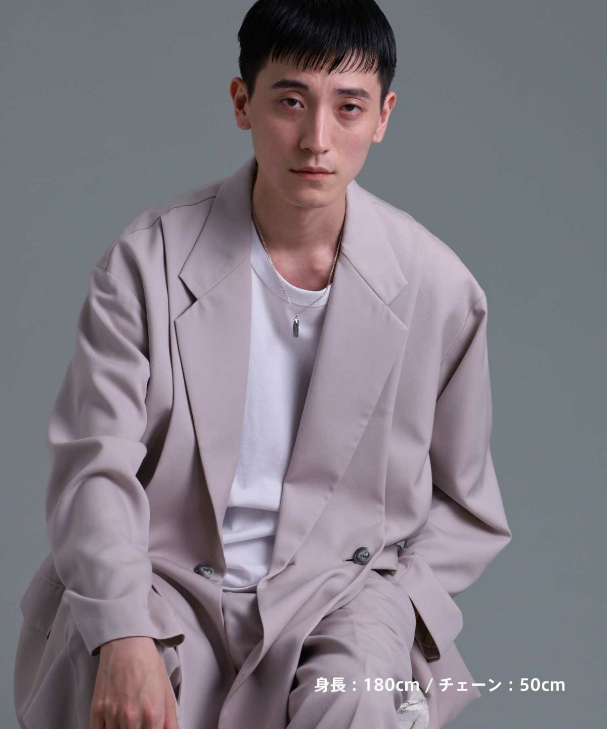 “for Gift”ツイストテクスチャープレートネックレス/シルバー925