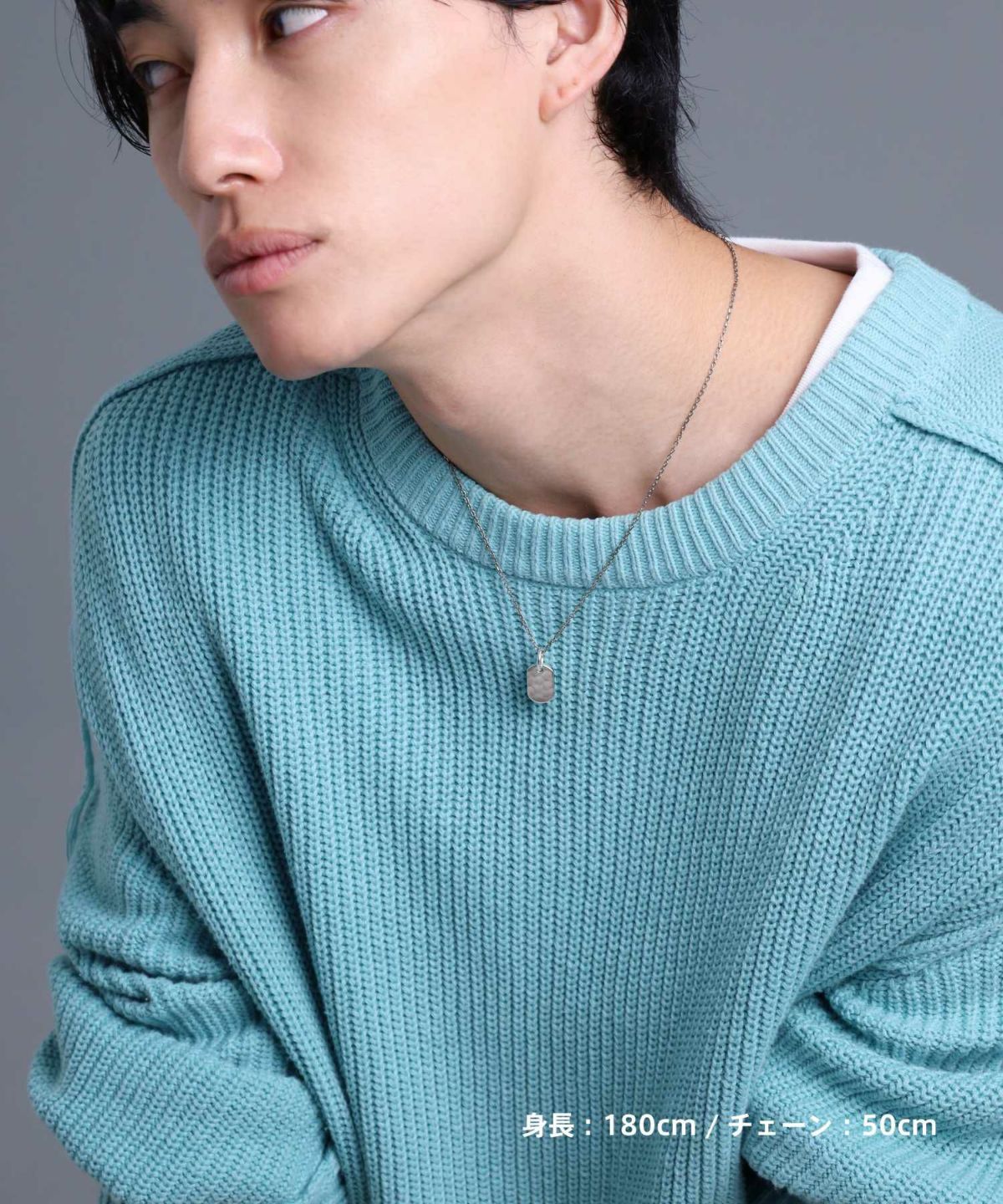 “Ivitz” eraタグネックレス/シルバー925