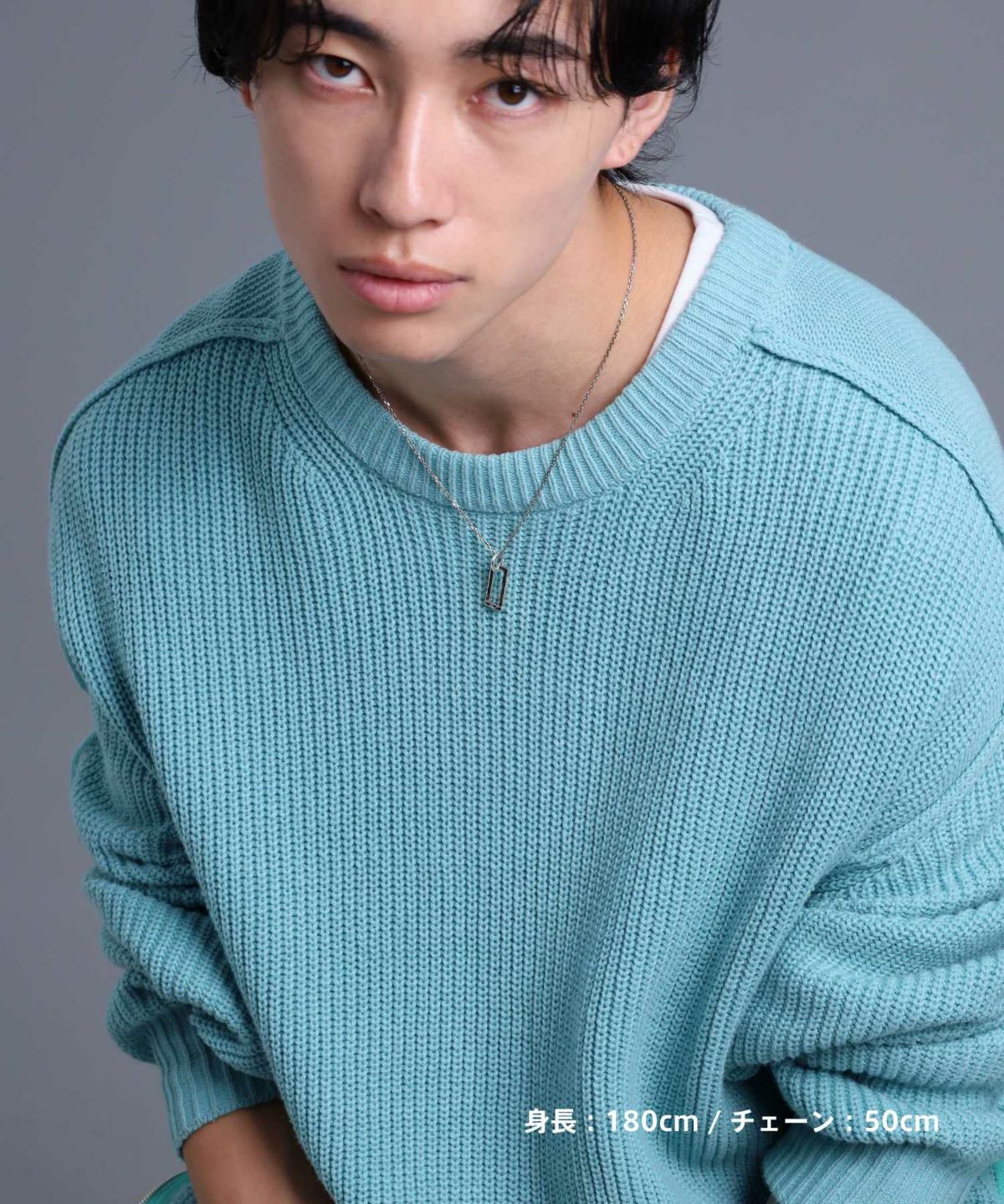 “Ivitz” eraアウトラインプレートネックレス/シルバー925