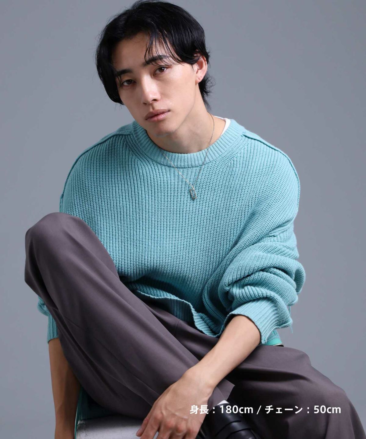 “Ivitz” eraアウトラインプレートネックレス/シルバー925