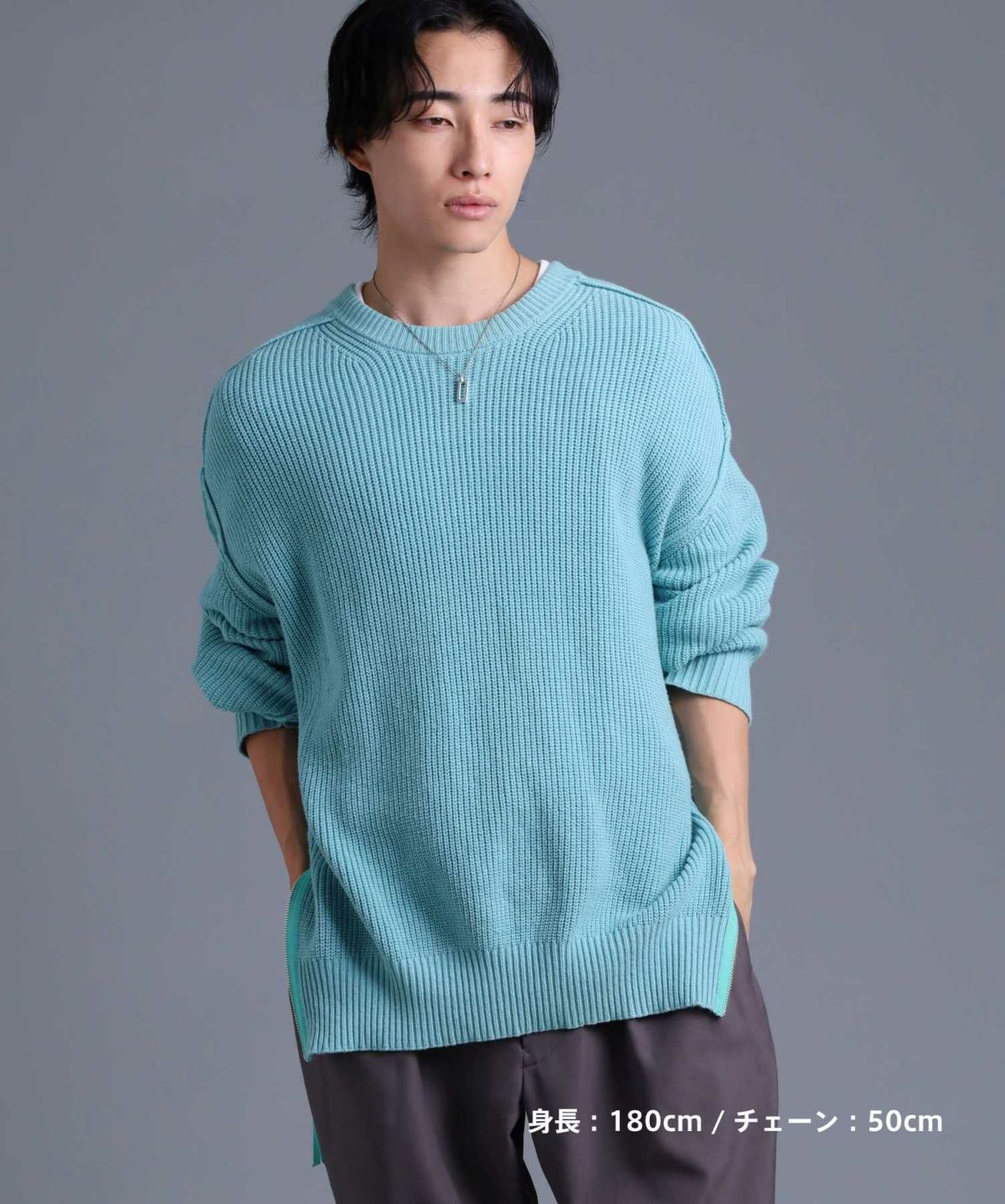 “Ivitz” eraアウトラインプレートネックレス/シルバー925