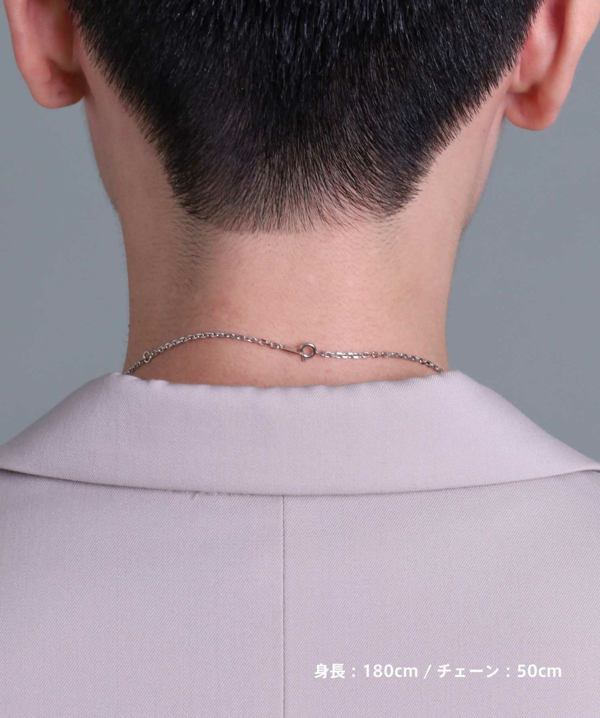 “for Gift”ツイストテクスチャーフェザーネックレス/シルバー925