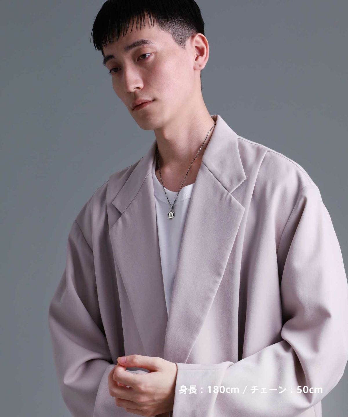 “BASIC”LION HEARTロゴネックレス/シルバー925