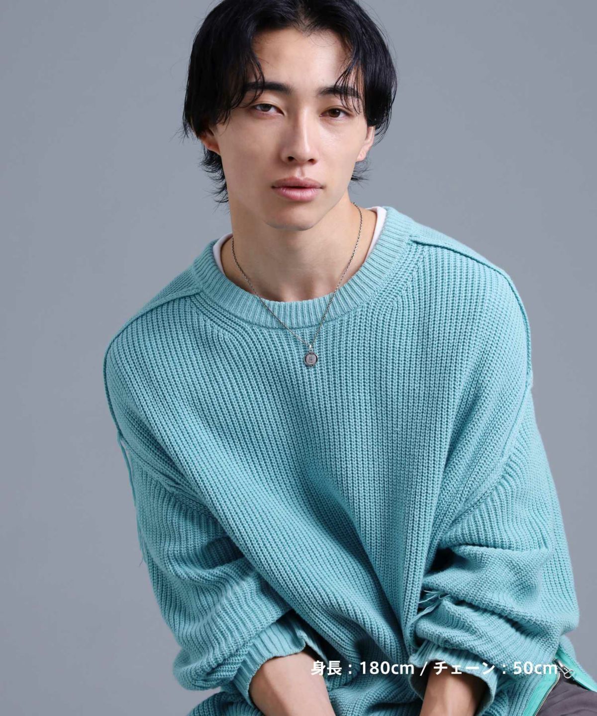 “BASIC”LION HEARTロゴネックレス/シルバー925