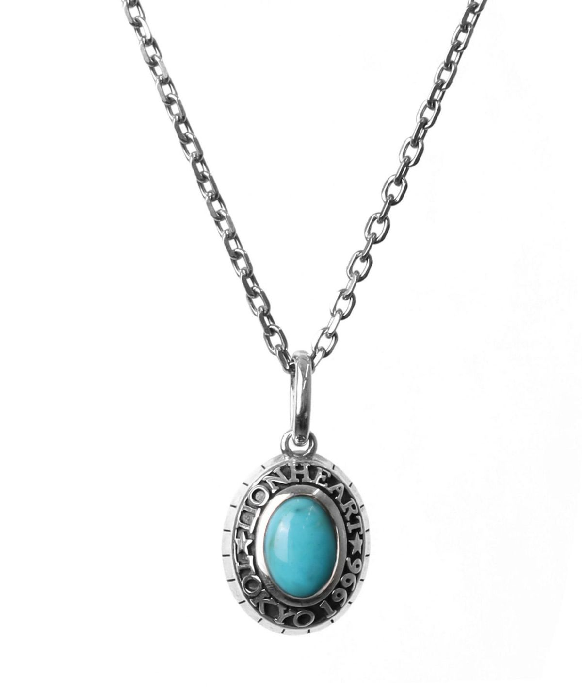 “BASIC”カレッジネックレス/ターコイズ/シルバー925