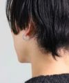 “for Gift”クラッチピアス/フラグメント/シルバー925