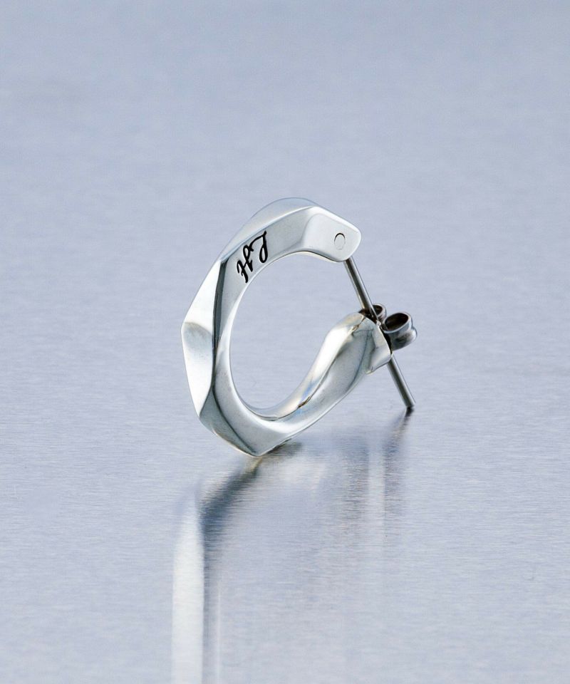 “for Gift”クロッシングピアス/シティポップ“TYPE D”/シルバー925