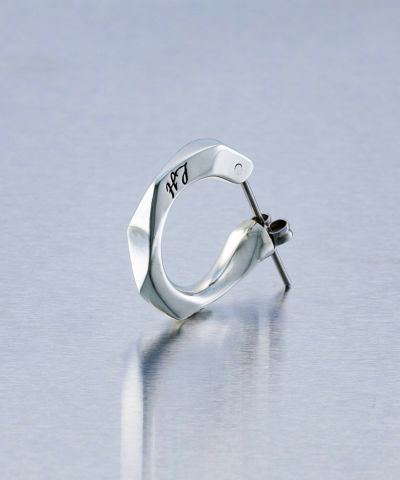 “for Gift”クロッシングピアス/シティポップ“TYPE D”/シルバー925