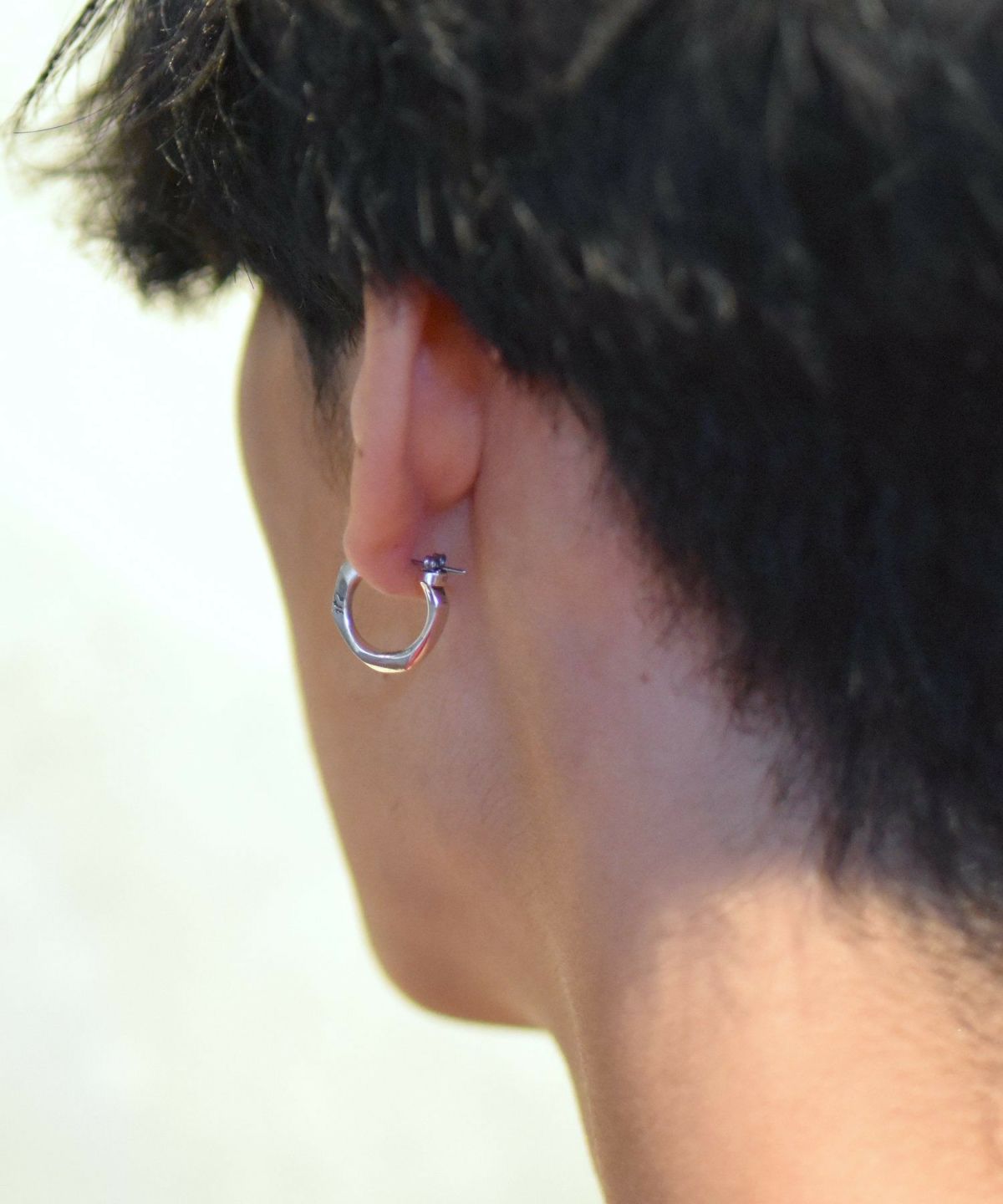 “for Gift”クロッシングピアス/シティポップ“TYPE D”/シルバー925