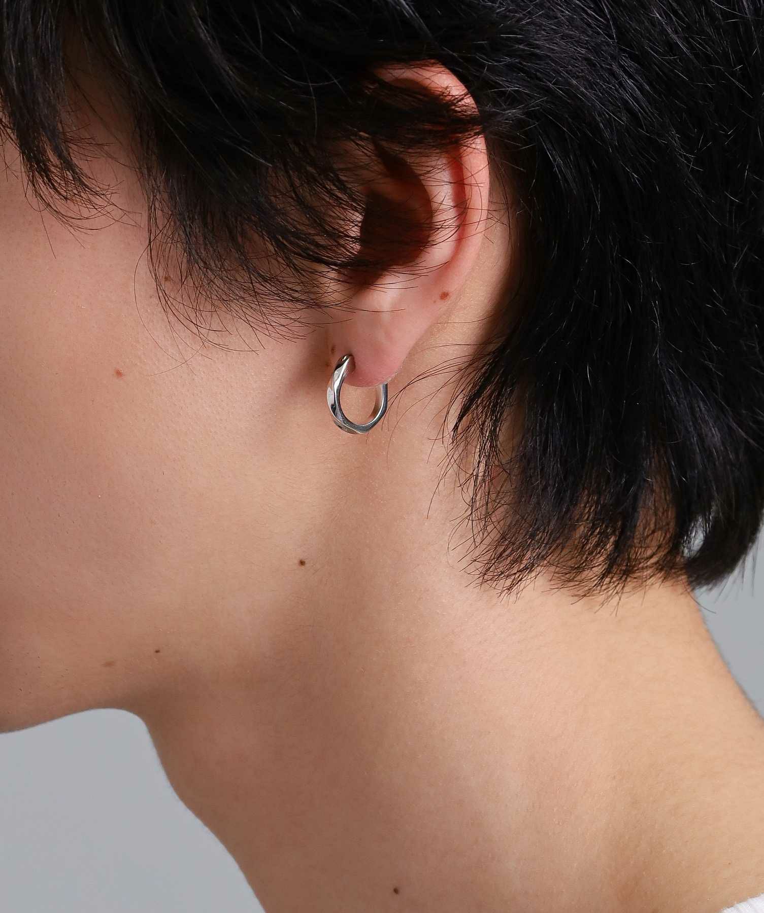 for Gift”クロッシングピアス/シティポップ“TYPE B”/シルバー925