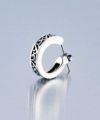 “for Gift”クロッシングピアス/シティポップ“TYPE J”/シルバー925