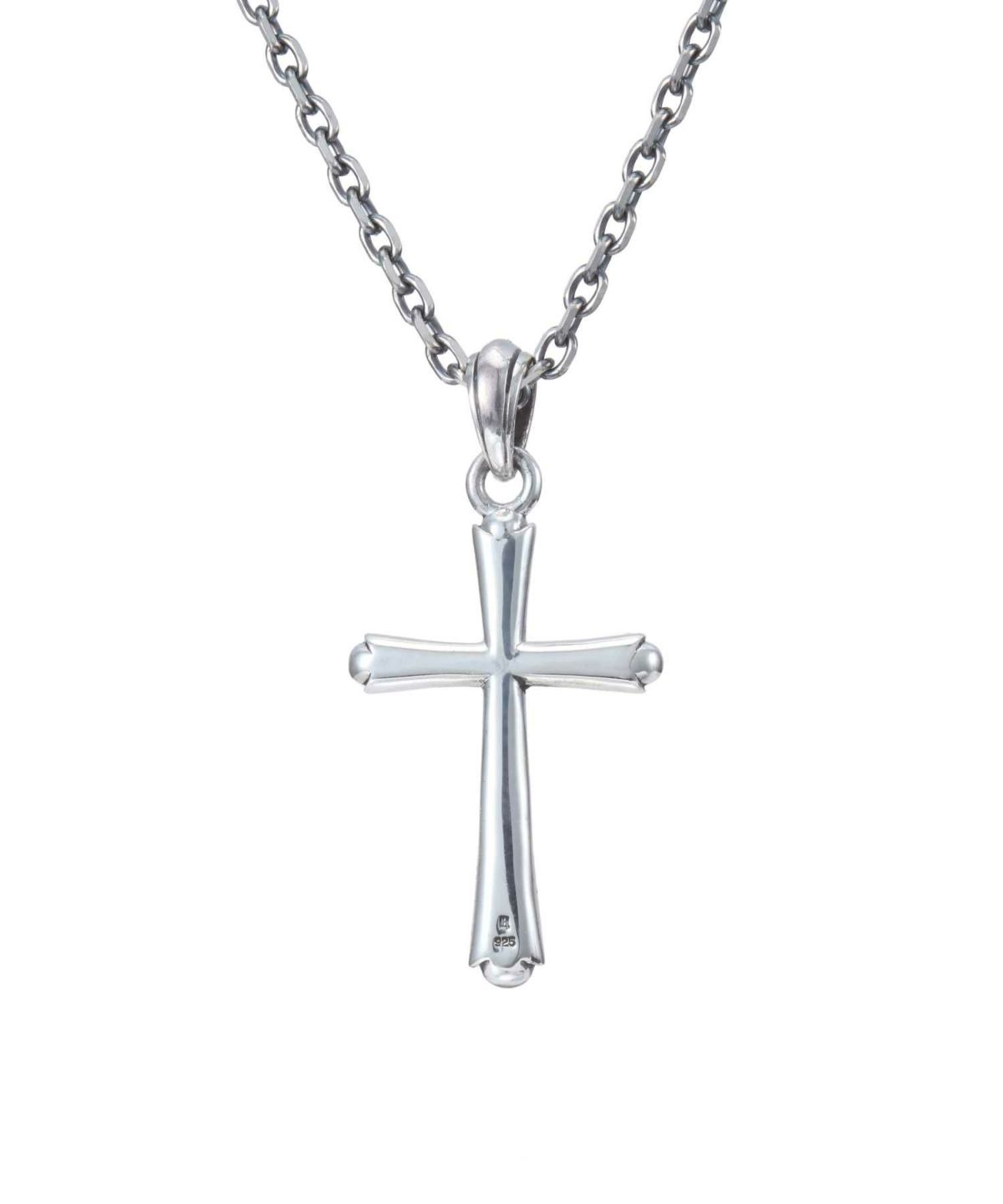 “HOWL”スレンダークロウクロスネックレス/シルバー925