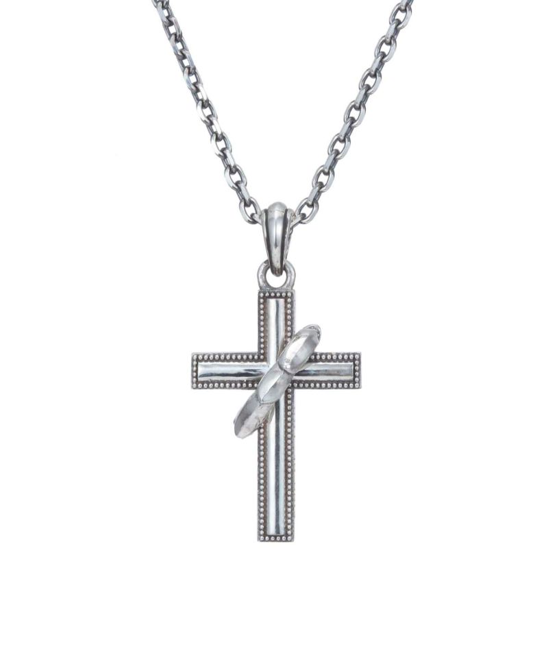 “HOWL”タテガミクロスネックレス/シルバー925