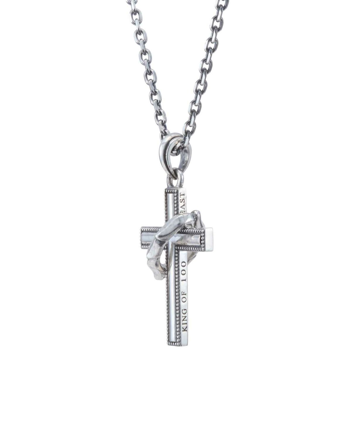 “HOWL”タテガミクロスネックレス/シルバー925