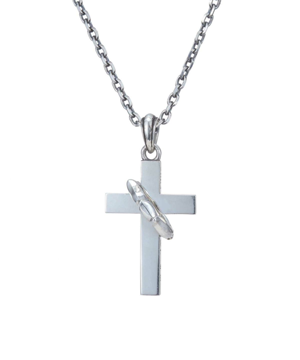 “HOWL”タテガミクロスネックレス/シルバー925