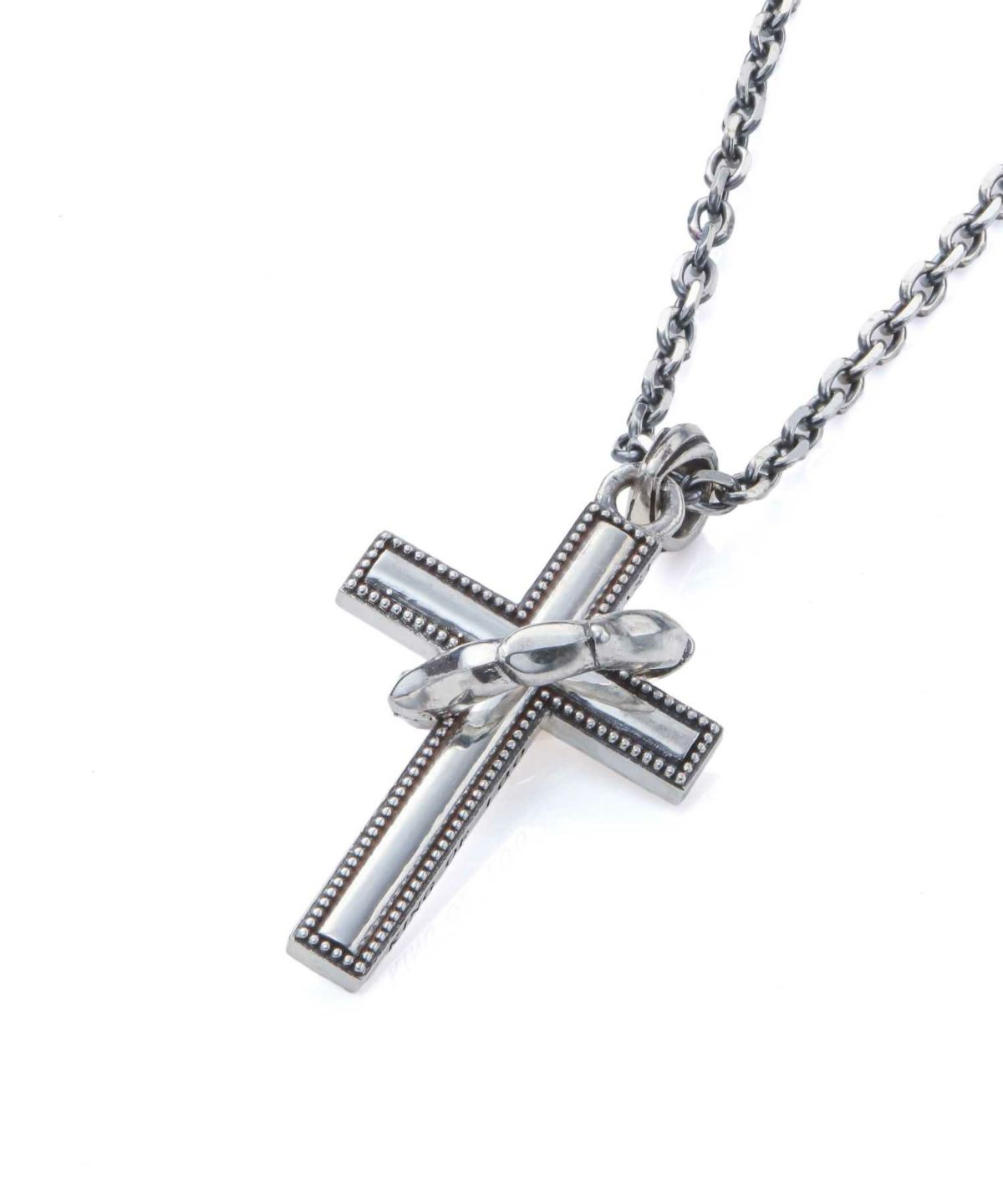 “HOWL”タテガミクロスネックレス/シルバー925