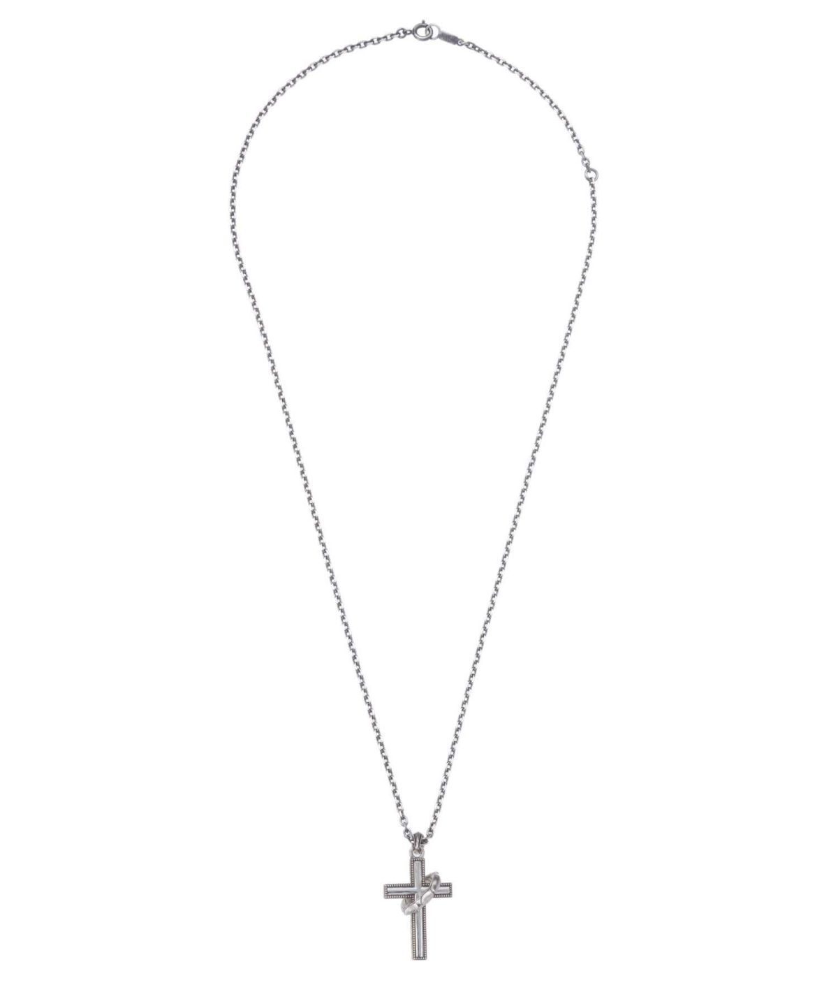 “HOWL”タテガミクロスネックレス/シルバー925