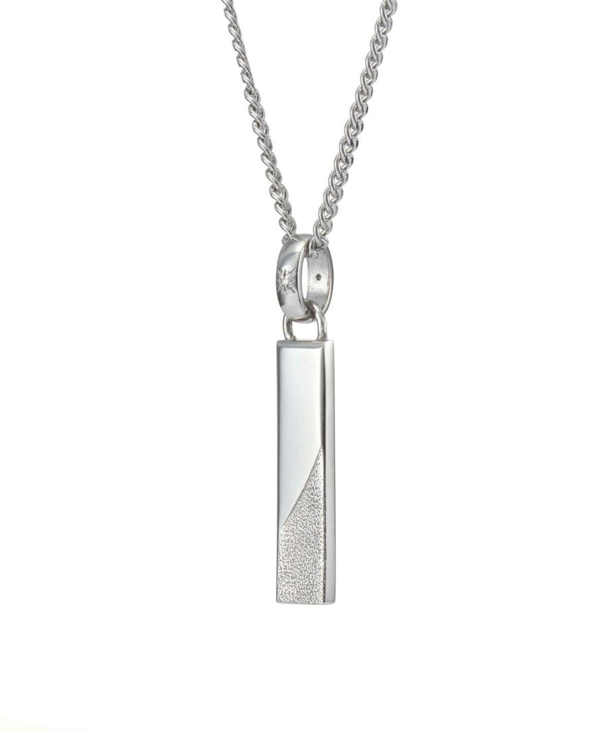 【ONLINE STORE 限定】“SAND”プレートネックレスネックレス（ダイヤモンドplus）/サージカルステンレス（金属アレルギー対応）