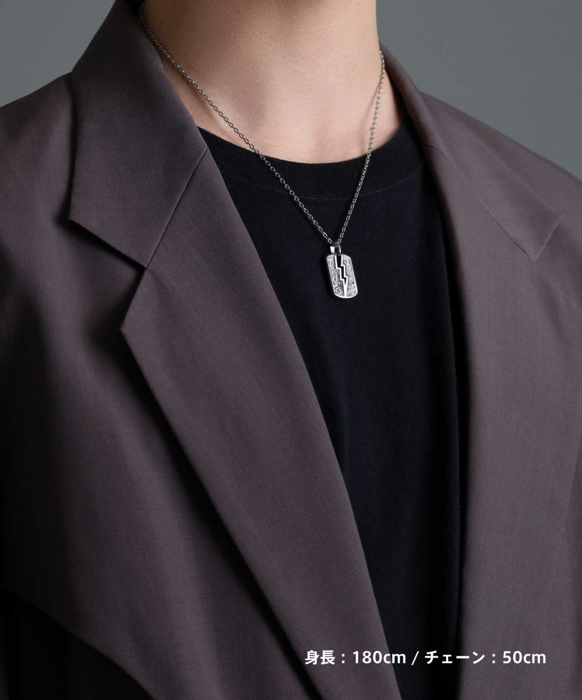 【限定展開】“HAWAIIAN”ネックレス/イナズマドッグタグ/サージカルステンレス（金属アレルギー対応）