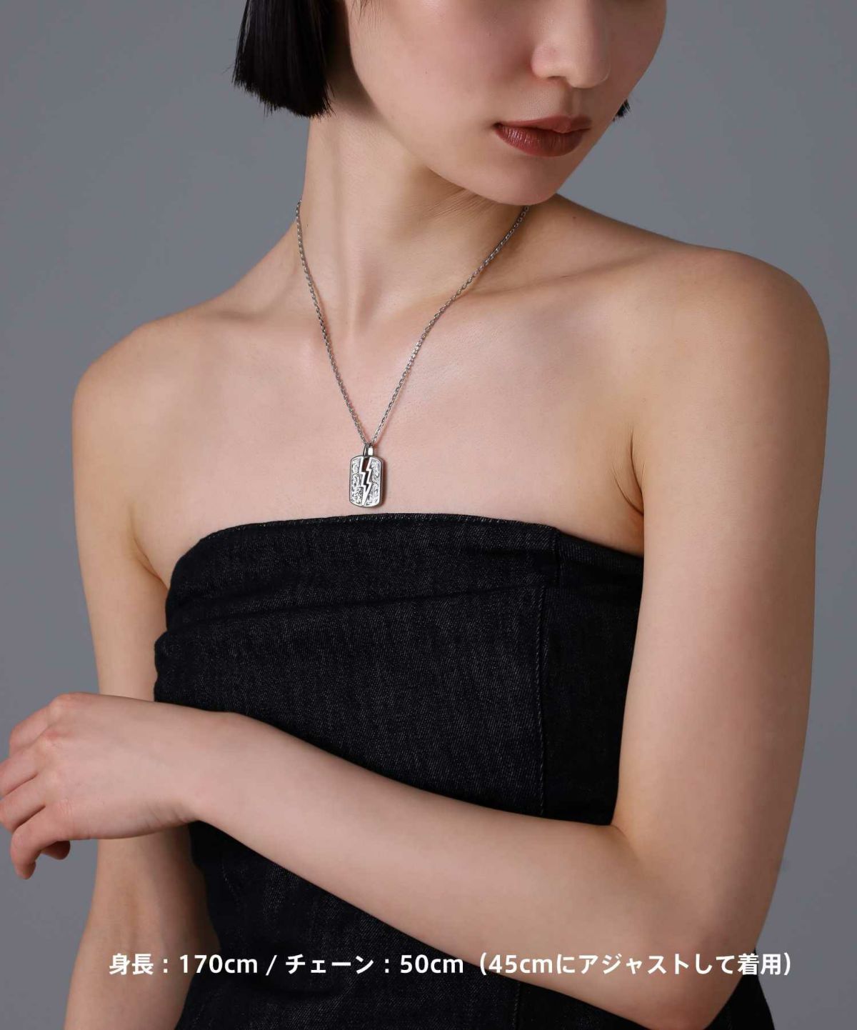 【限定展開】“HAWAIIAN”ネックレス/イナズマドッグタグ/サージカルステンレス（金属アレルギー対応）