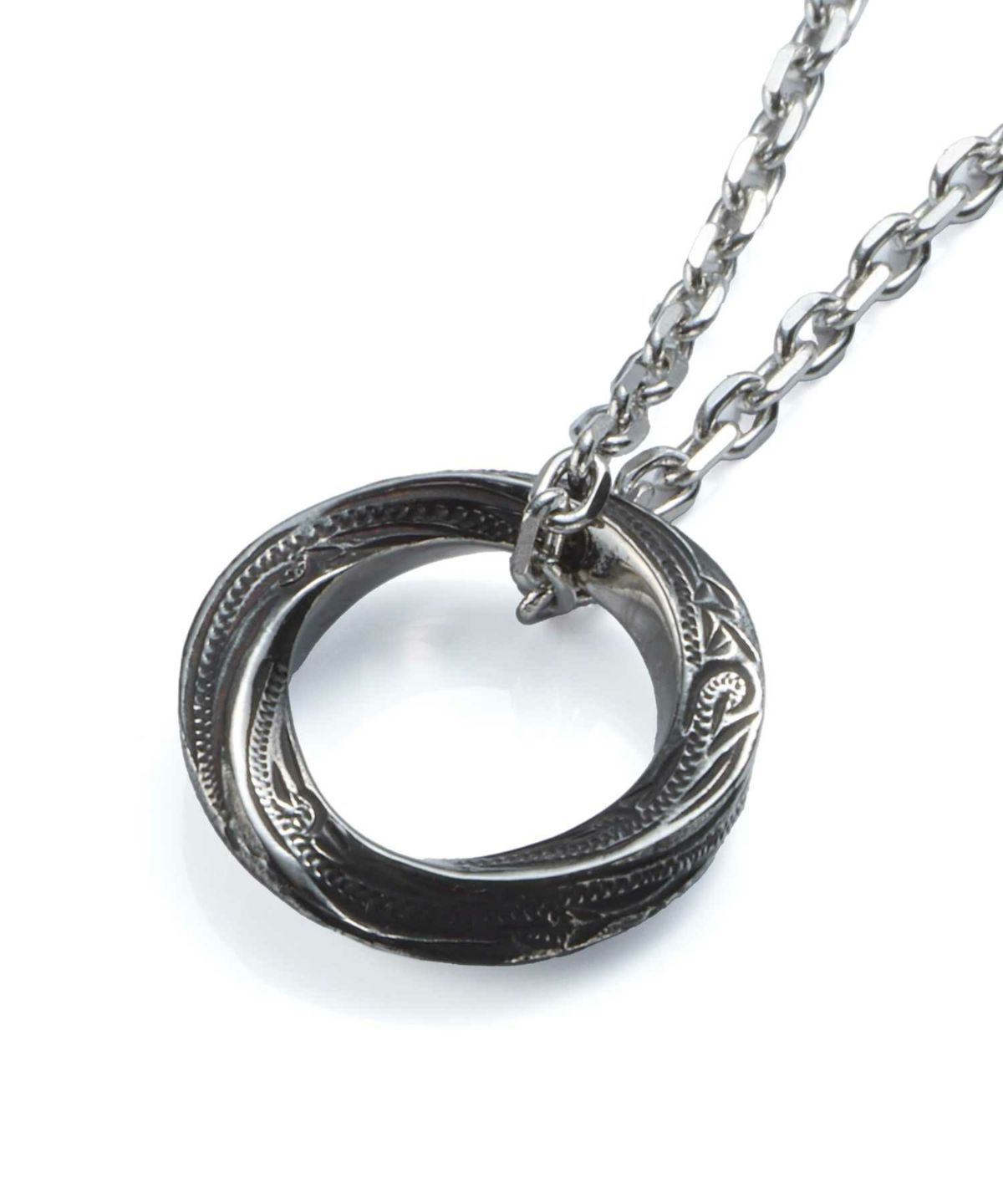 【限定展開】“HAWAIIAN”ネックレス/ツイストリング/サージカルステンレス（金属アレルギー対応）