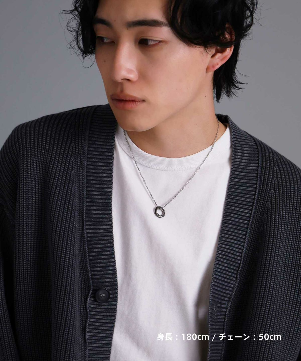 【限定展開】“HAWAIIAN”ネックレス/ツイストリング/サージカルステンレス（金属アレルギー対応）