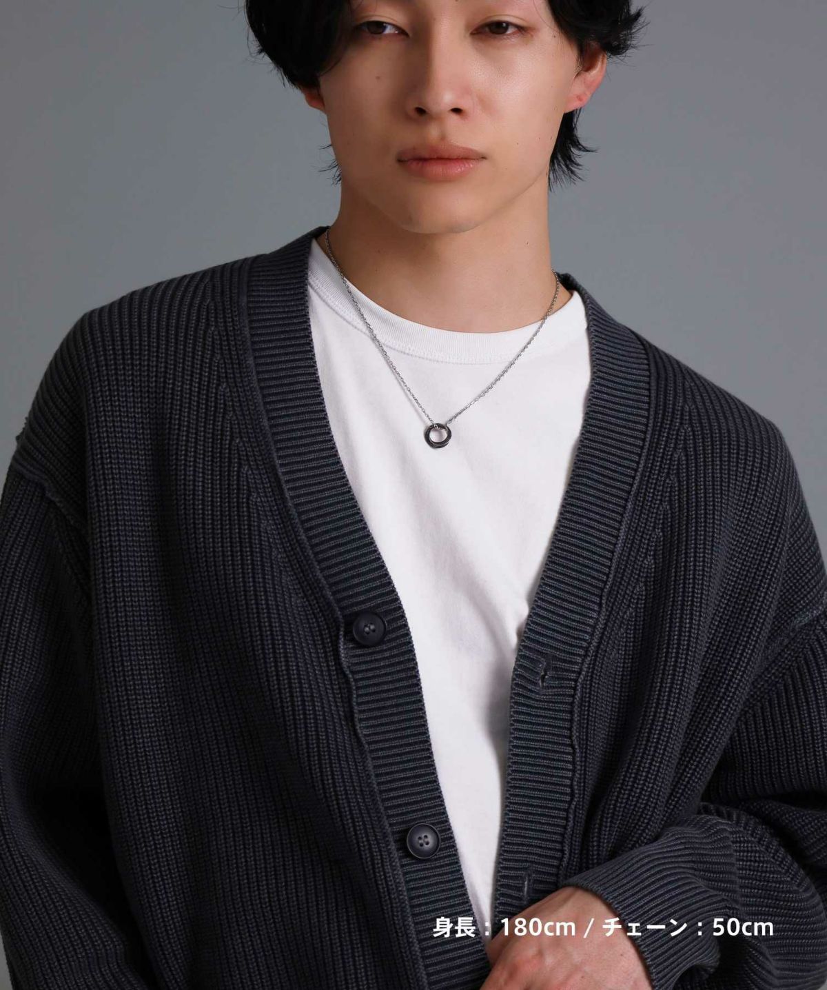 【限定展開】“HAWAIIAN”ネックレス/ツイストリング/サージカルステンレス（金属アレルギー対応）