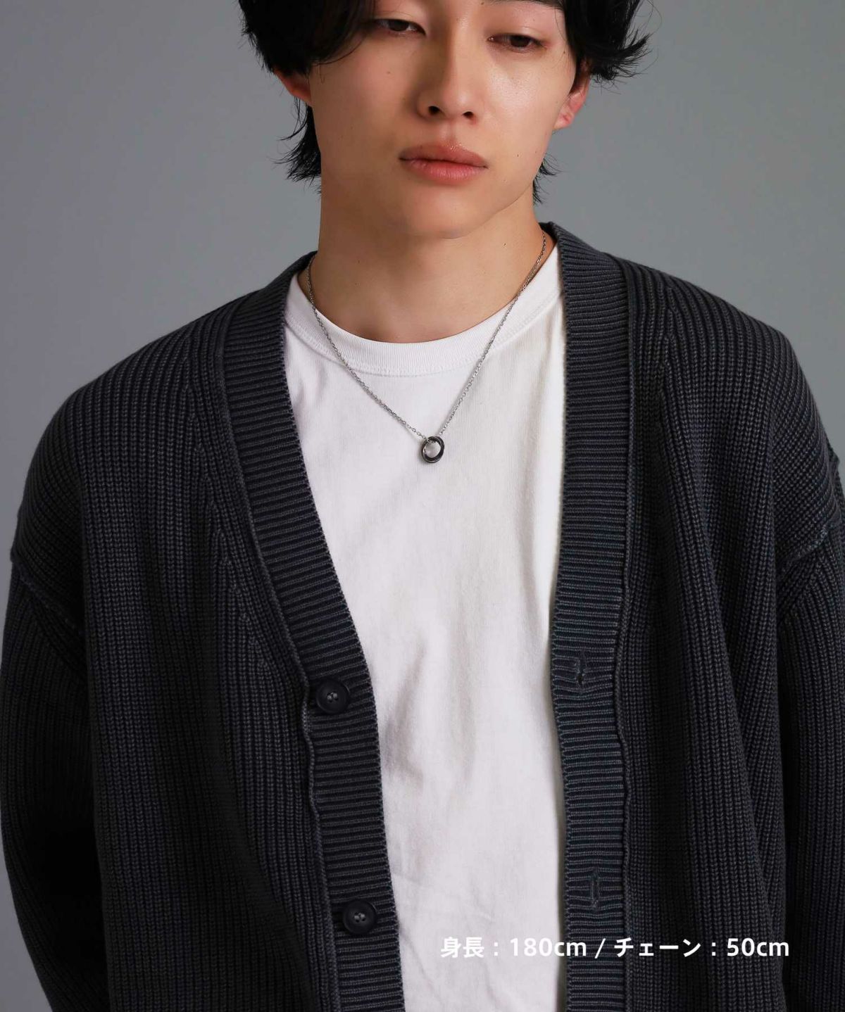 【限定展開】“HAWAIIAN”ネックレス/ツイストリング/サージカルステンレス（金属アレルギー対応）