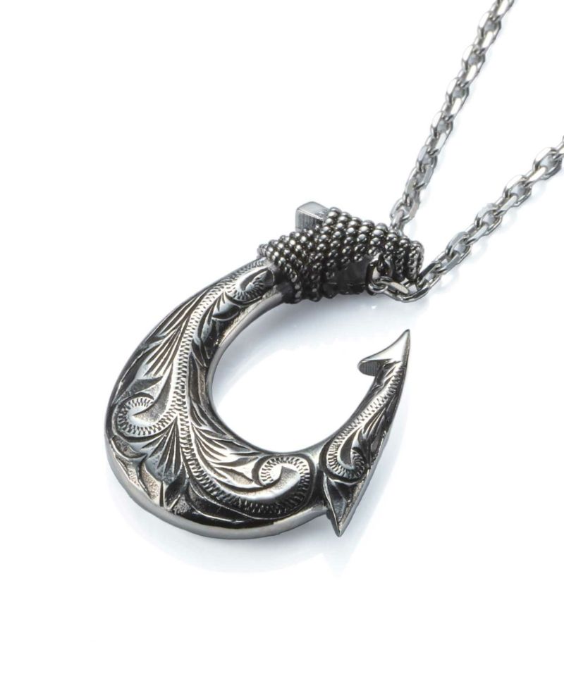 【限定展開】“HAWAIIAN”ネックレス/フィッシュフック/サージカルステンレス（金属アレルギー対応）