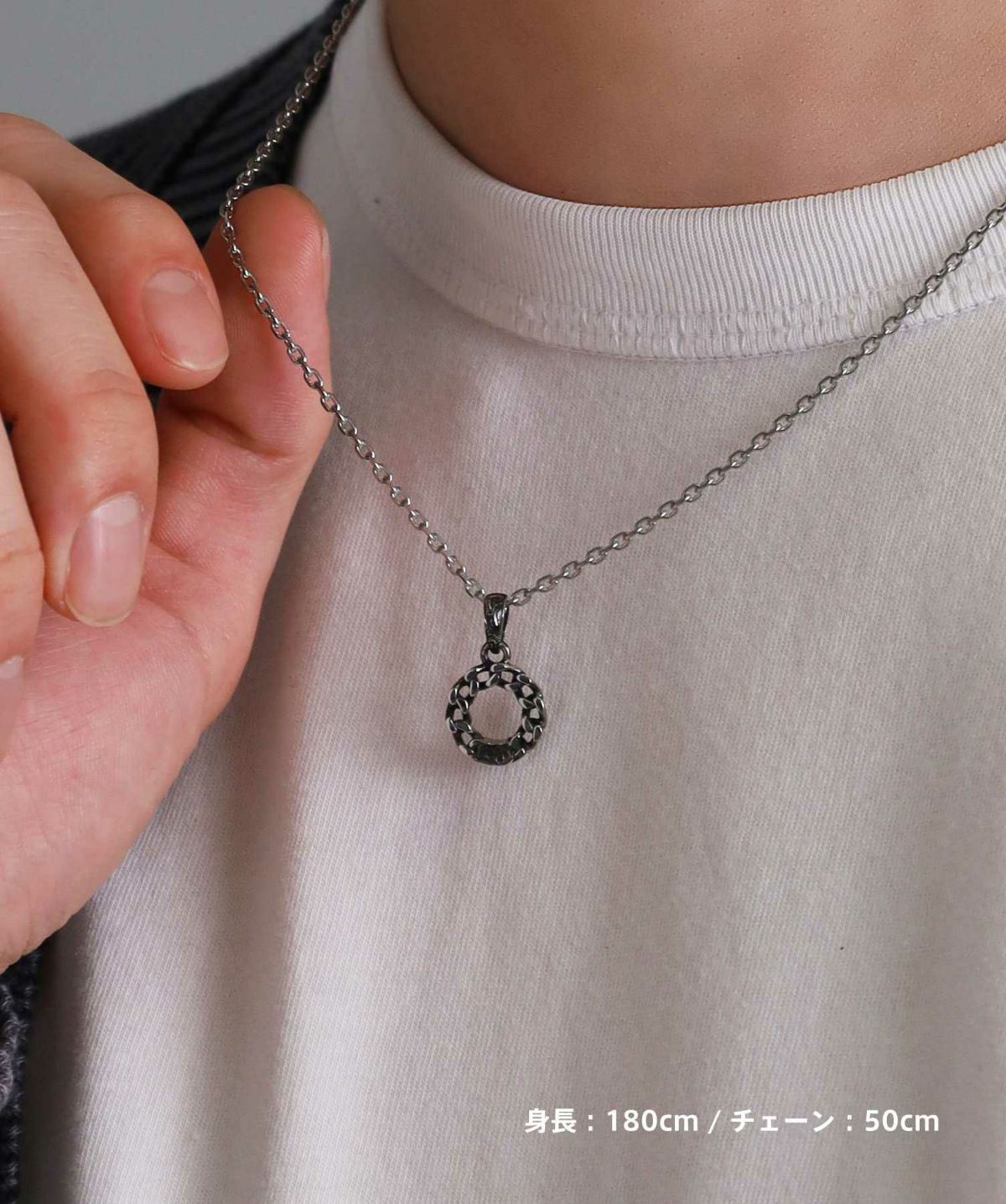 【限定展開】“HAWAIIAN”ネックレス/キヘイチェーンリング/サージカルステンレス（金属アレルギー対応）