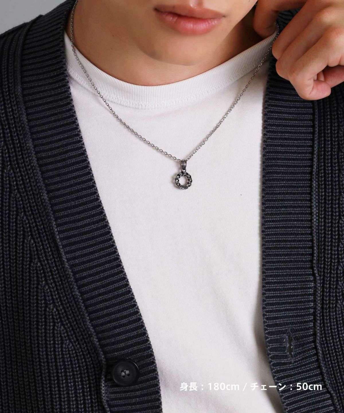 【限定展開】“HAWAIIAN”ネックレス/キヘイチェーンリング/サージカルステンレス（金属アレルギー対応）