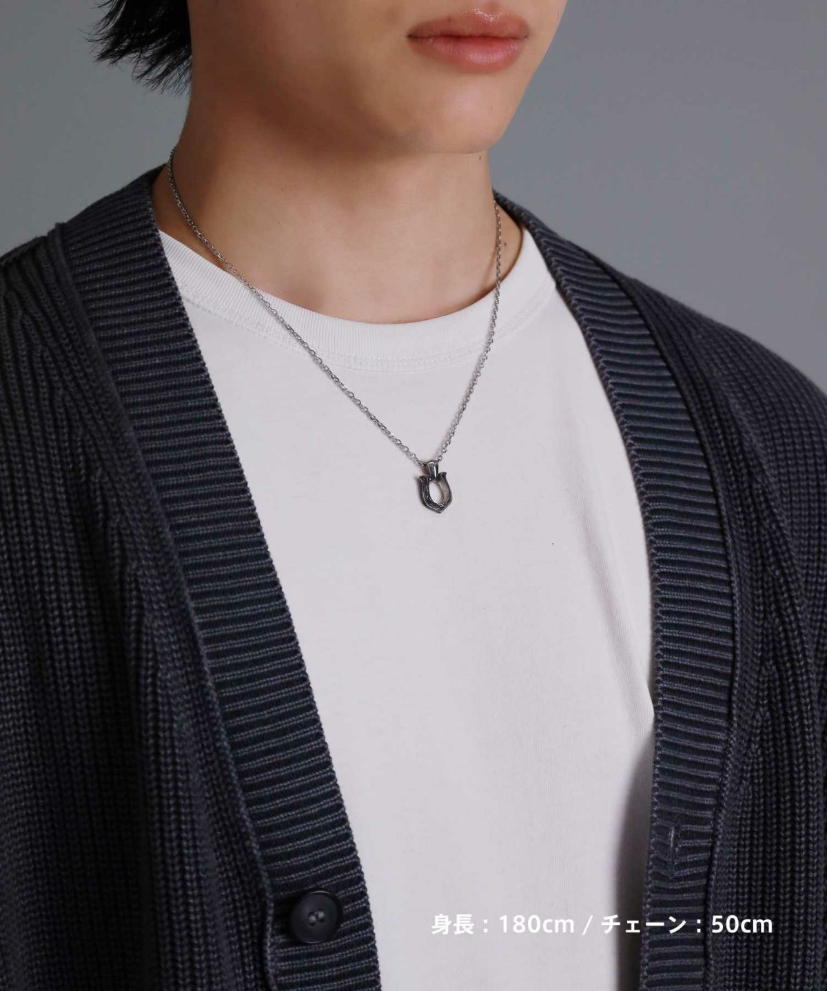 【限定展開】“HAWAIIAN”ネックレス/ホースシュー/サージカルステンレス（金属アレルギー対応）