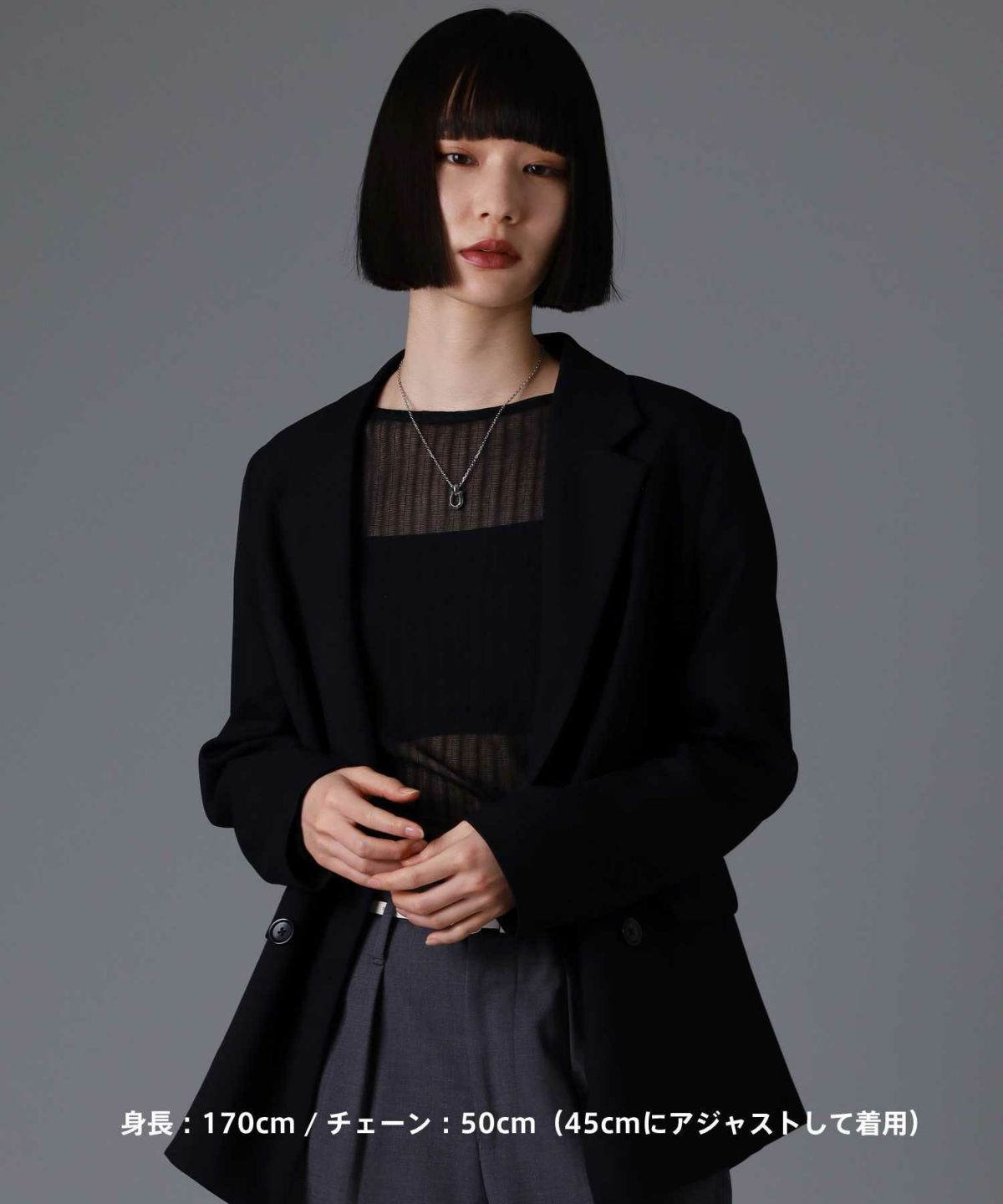 【限定展開】“HAWAIIAN”ネックレス/ホースシュー/サージカルステンレス（金属アレルギー対応）