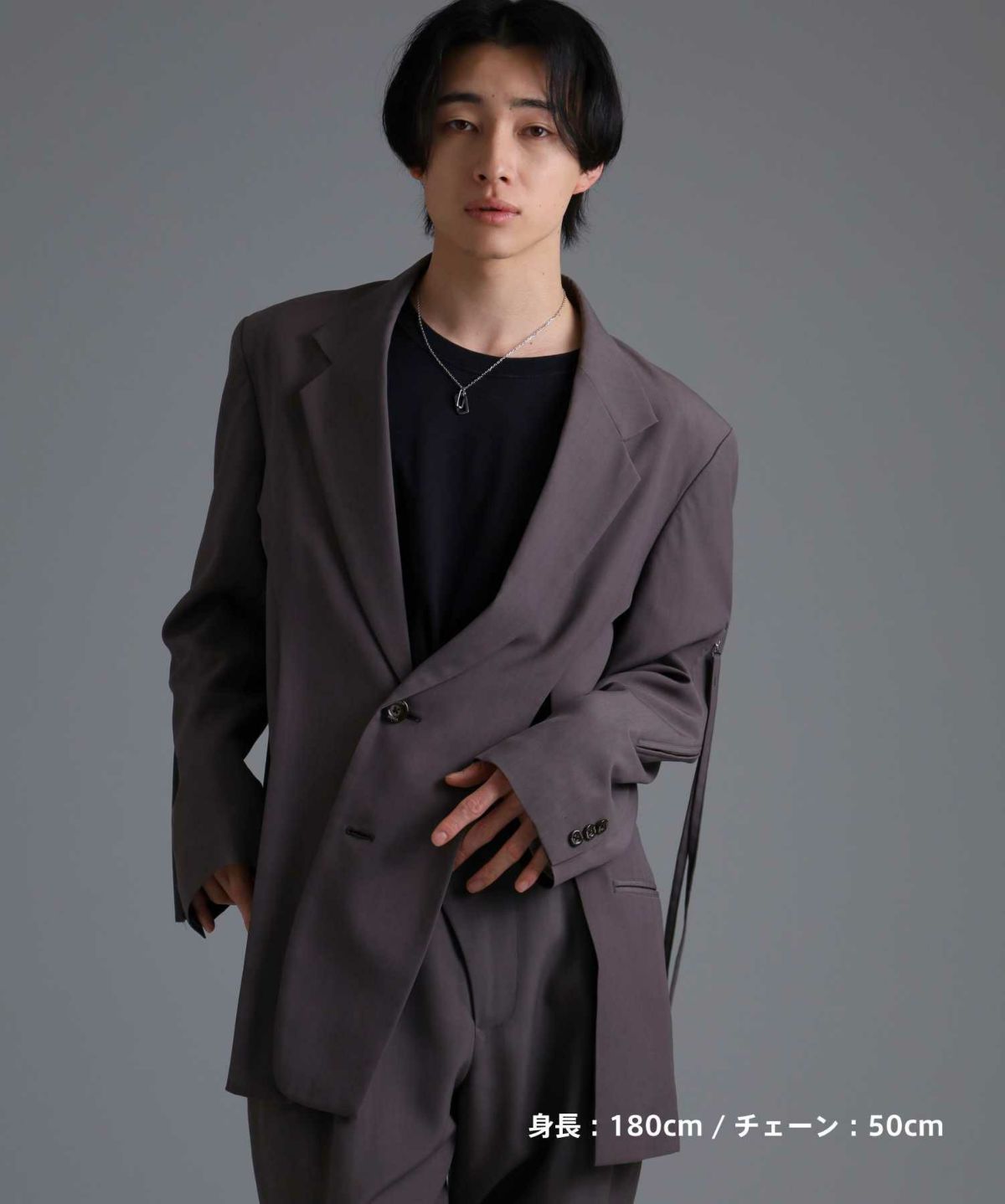 【限定展開】“HAWAIIAN”ネックレス/レクタングルライン/サージカルステンレス（金属アレルギー対応）