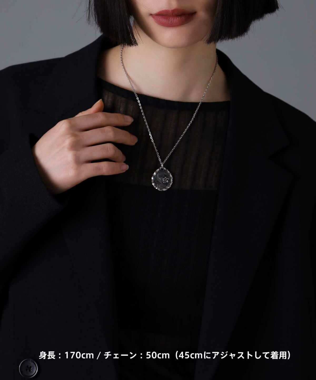 【限定展開】“HAWAIIAN”ネックレス/インゴットメダル/サージカルステンレス（金属アレルギー対応）