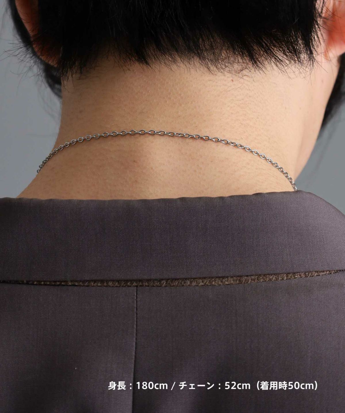 【限定展開】“LH-1”ロゴチャームネックレス/サージカルステンレス（金属アレルギー対応）