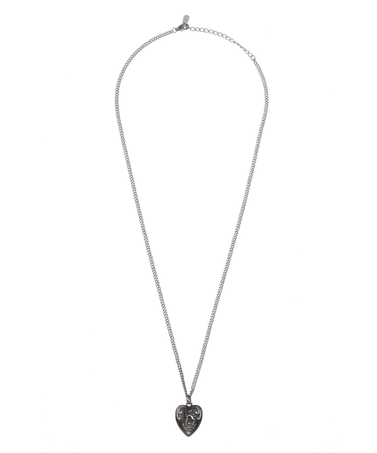 【限定展開】“LH-1”パフィーハートネックレス/サージカルステンレス（金属アレルギー対応）