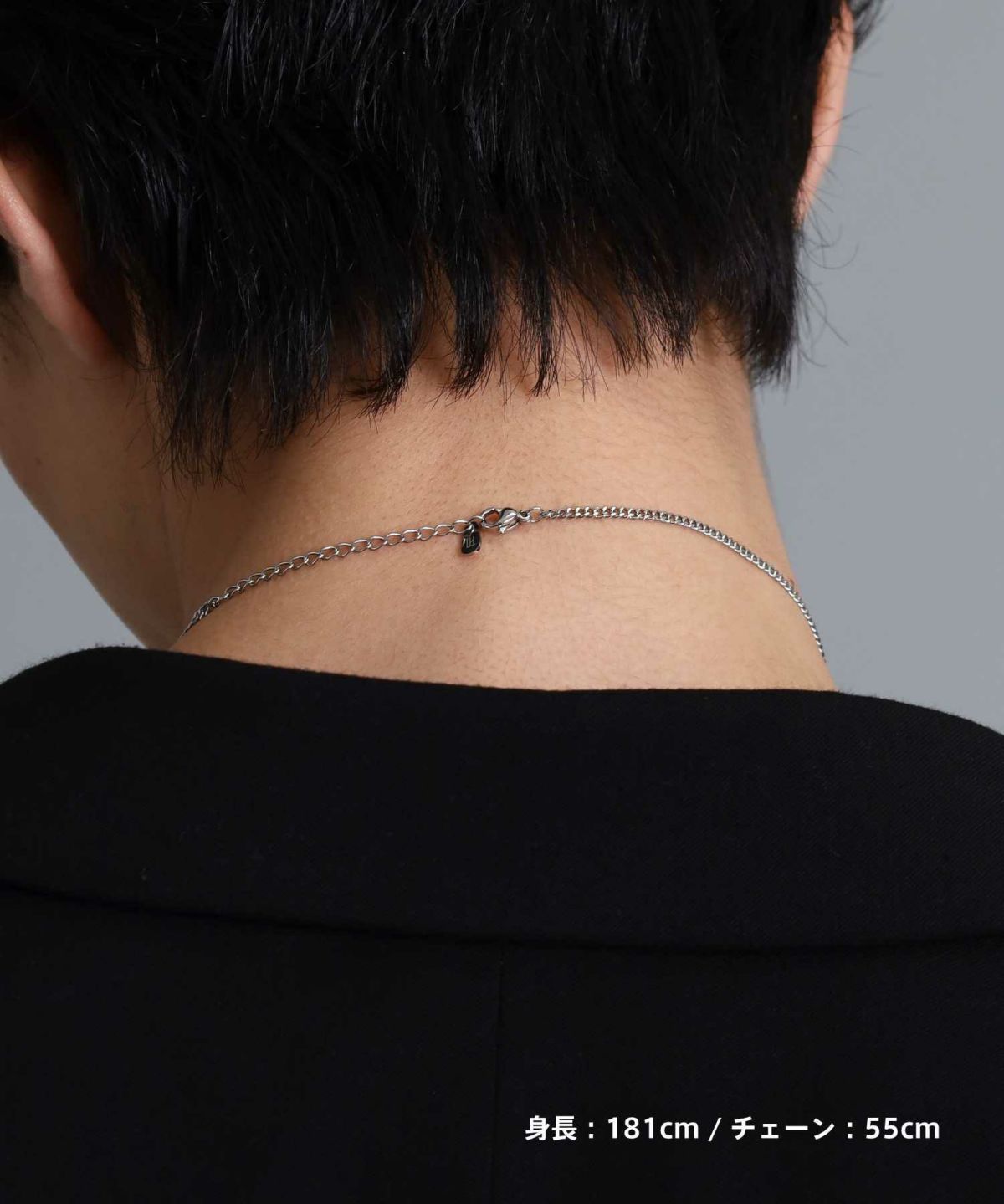 【限定展開】“LH-1”パフィーハートネックレス/サージカルステンレス（金属アレルギー対応）