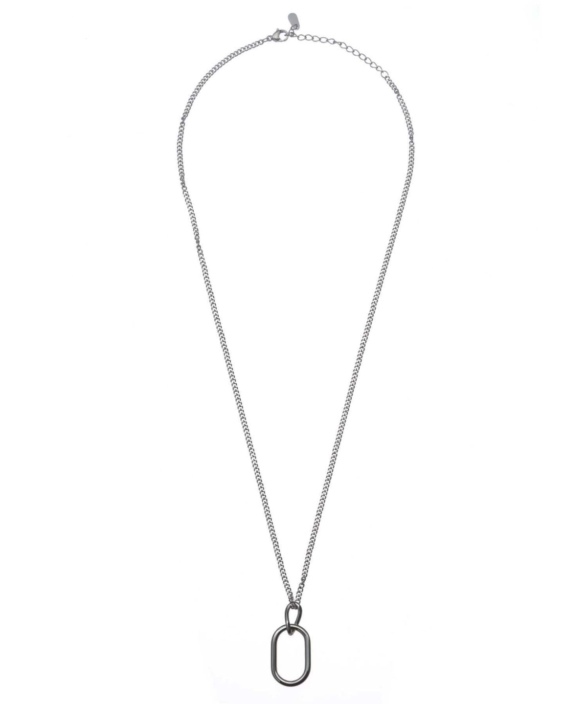 【限定展開】“LH-1”オーバルラインネックレス/サージカルステンレス（金属アレルギー対応）