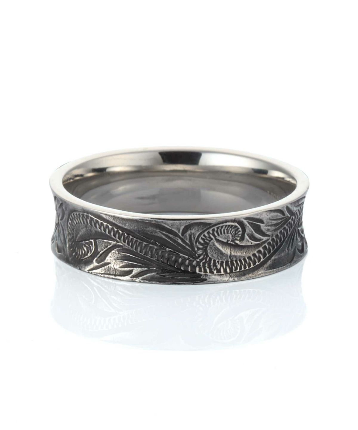 【限定展開】“HAWAIIAN”リバースラウンドリング/サージカルステンレス（金属アレルギー対応）