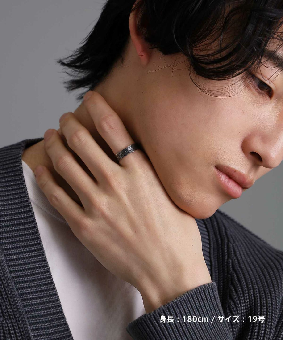 【限定展開】“HAWAIIAN”リバースラウンドリング/サージカルステンレス（金属アレルギー対応）